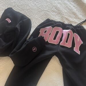 Body By Raven Tracy Body Backshots Black/Pink XS Set!